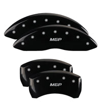 MGP 2 Caliper Covers Engraved Front Circle K/Kia Black Finish Silver Char 2018 Kia Rio - 21190FCRKBK