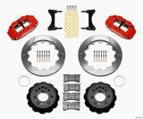 Wilwood Narrow Superlite 6R Front Hat Kit 12.88in Red 93-96 Mazda RX7 - 140-11963-R