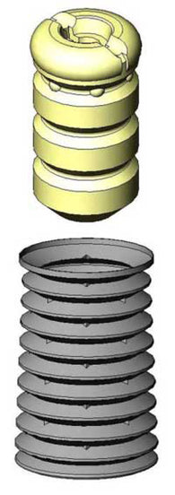 KYB Shocks & Struts Strut Boots Front MERCEDES BENZ 190 Series 1989-93 MERCEDES BENZ 260 Series 1987 - SB119
