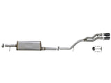 aFe Rebel Series Cat-Back 2.5in Dual Center Exit SS Exhaust w/ Black Tips 07-14 Jeep Wrangler V6 - 49-48054-B
