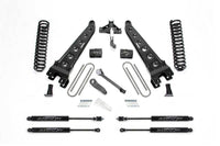 Fabtech 17-19 Ford F250/350 4WD Diesel 4in Radius Arm System w/Stealth Shocks - K2215M