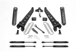 Fabtech 17-19 Ford F250/350 4WD Gas 4in Radius Arm System w/Stealth Shocks - K2253M