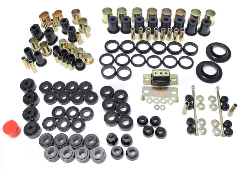 Energy Suspension 66-72 Chevelle Black Hyper-flex Master Bushing Set - 3.18113G