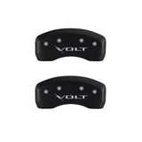 MGP 4 Caliper Covers Engraved Front & Rear Volt Red finish silver ch - 14239SVLTRD