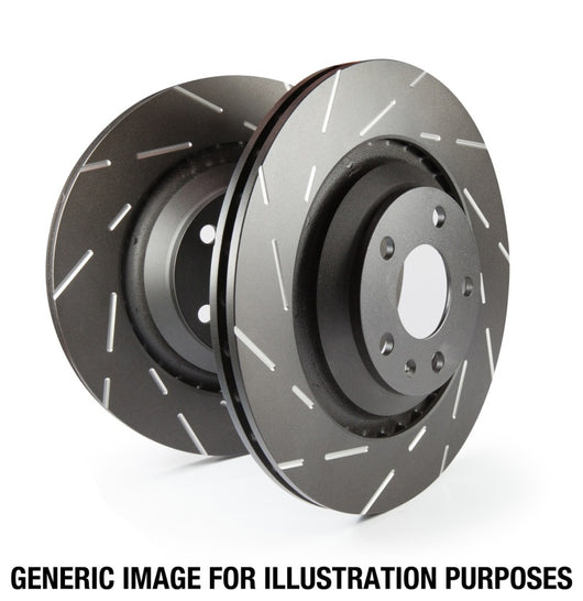 EBC 98-99 Nissan Sentra 1.6 GLE GXE USR Slotted Front Rotors - USR7058