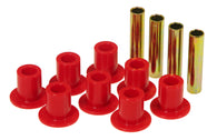 Prothane 87-96 Jeep Front Spring & Shackle Bushings - Red - 1-1005