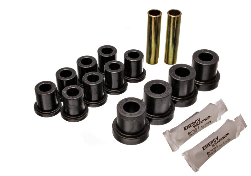 Energy Suspension 54-62 Chevy Corvette Black Rear Leaf Spring Bushing Set - 3.2121G
