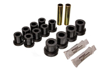 Energy Suspension 54-62 Chevy Corvette Black Rear Leaf Spring Bushing Set - 3.2121G