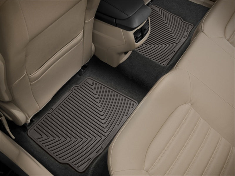 WeatherTech 2013+ Ford Fusion Rear Rubber Mats - Cocoa - W313CO
