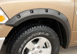 Lund 09-17 Dodge Ram 1500 RX-Rivet Style Textured Elite Series Fender Flares - Black (4 Pc.) - RX204T
