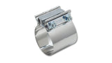 Vibrant Easy Seal SS Exh Sleeve Butt Joint Clamp for 3in O.D. Tubing also 3in Nominal Oval Tubing - 1172