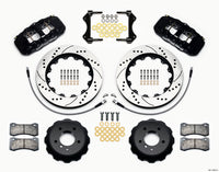 Wilwood AERO6 Front Hat Kit 14.00 Drilled 2007-2011 BMW E90 Series w/Lines - 140-13582-D