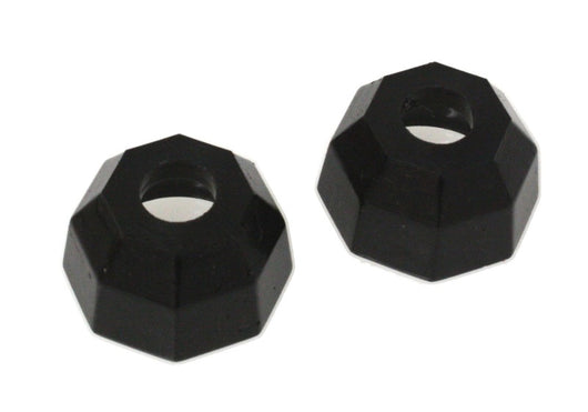 Energy Suspension Universal Black 16.6mm Taper Dia Octagon Tie Rod Dust Boots (Set of 2) - 9.13120G