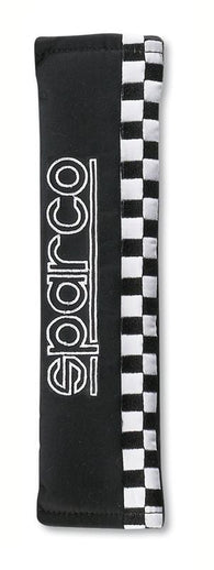 Sparco Belt Pad Checkered Black Thin - 01090S4NR