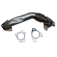 Wehrli 01-16 Chevrolet 6.6L Duramax 2in Stainless Passenger Side Up Pipe w/Gaskets (Single Turbo) - WCF100654