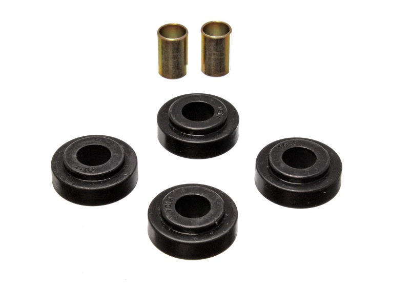 Energy Suspension 79-85 Mazda RX7 Black Front Strut Rod Bushing Set - 11.7101G