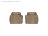 WeatherTech 99 BMW M3 Convertible Rear Rubber Mats - Tan - W50TN
