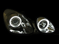 ANZO 1998-2005 Lexus Gs300 Projector Headlights w/ Halo Chrome - 121143