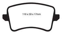 EBC 09-11 Audi A4 2.0 Turbo Greenstuff Rear Brake Pads - DP21988