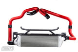 Turbo XS FMIC 2015-2017 Subaru STi - Wrinkle Red Pipes - txs-STI15-FMIC-RED