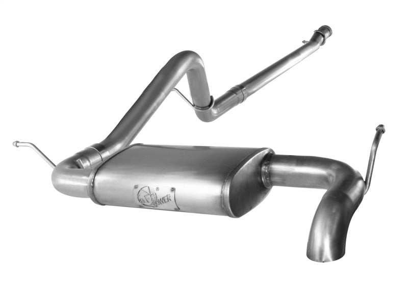 aFe MACHForce XP Exhausts Cat-Back SS-409 EXH CB Jeep Wrangler 2012 V6-3.6L (4 Dr) - 49-46212