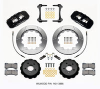 Wilwood AERO6 Front Hat Kit 14.00 2015-Up Mustang w/Lines - 140-13886