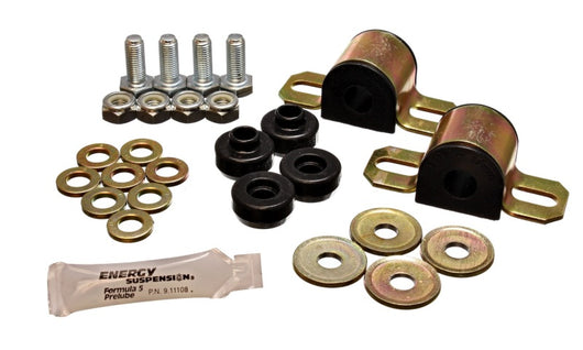 Energy Suspension 91-94-Nissan Sentra/NX1600/2000 Black 15mm Rear Sway Bar Frame Bushings (Sway bar - 7.5116G