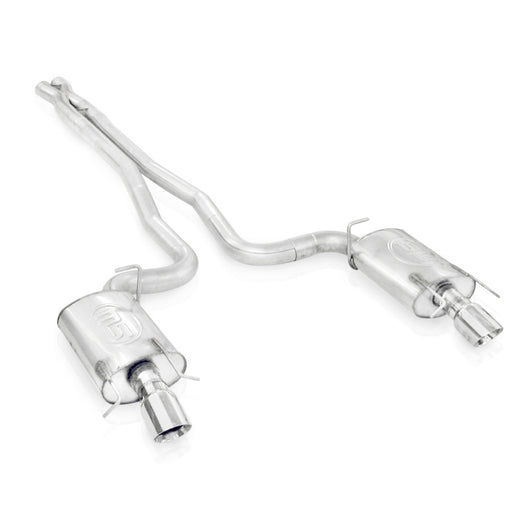 Stainless Works 2009-15 Cadillac CTS-V Wagon 3in Catback System X-Pipe Chambered Mufflers 4in Tips - CTSV9WGCBHDR