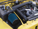 Airaid 97-06 Jeep Wrangler TJ 4.0 L CAD Intake System w/ Tube (Dry / Blue Media) - 313-158