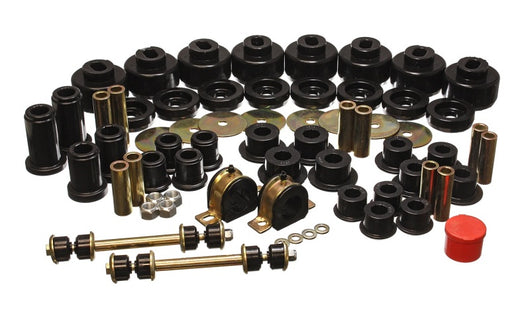 Energy Suspension 01-06 Chevy Silverado 4WD Black Hyper-flex Master Bushing Set - 3.18128G