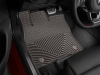 WeatherTech 2015+ Audi A3/S3 Front Rubber Mats - Cocoa - W350CO