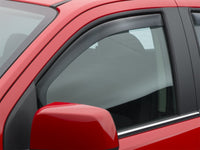 WeatherTech 2015+ Chevy Colorado/GMC Canyon Front Side Window Deflectors - Dark Smoke - 80766