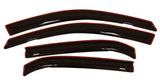 AVS 10-17 Chevy Equinox Ventvisor In-Channel Front & Rear Window Deflectors 4pc - Smoke - 194166