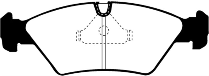 EBC 85-86 BMW 524 TD 2.4 TD (E28) Ultimax2 Front Brake Pads - UD395