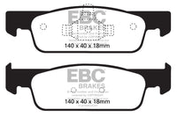 EBC 2016-2017 Smart Fortwo 0.9L Turbo Greenstuff Front Brake Pads - DP22146