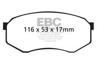 EBC 92-93 Toyota Pick-Up Extra Cab Yellowstuff Front Brake Pads - DP41317R