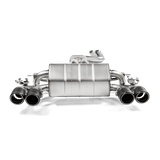 Akrapovic 2018 BMW M2 Competition F87N (Excl 16-17 M2) Slip-On Line (Titanium) w/Carbon Fiber Tips - S-BM/T/3H
