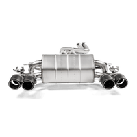 Akrapovic 2018 BMW M2 Competition F87N (Excl 16-17 M2) Slip-On Line (Titanium) w/Carbon Fiber Tips - S-BM/T/3H