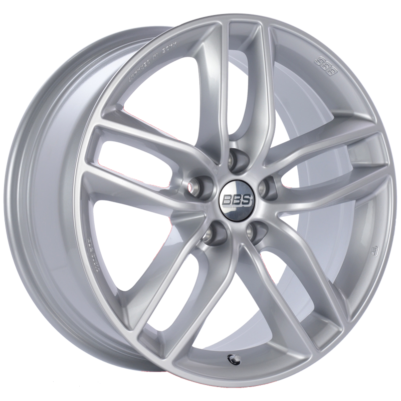 BBS SX 18x8 5x120 ET30 Sport Silver Wheel -82mm PFS/Clip Required - SX0102SK