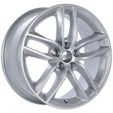 BBS SX 18x8 5x112 ET44 Sport Silver Wheel -82mm PFS/Clip Required - SX0103SK
