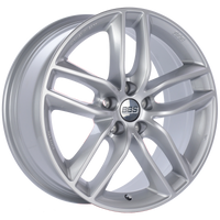 BBS SX 17x7.5 5x120 ET43 CB72.5 Sport Silver Wheel - SX0401SK