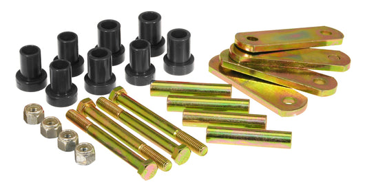 Prothane Chrysler HD Conversion Shackle Kit for Super Stock Springs - Black - 4-806-BL