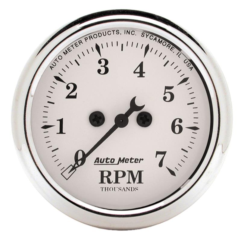 Autometer 2 1/16 inch 7000rpm Old Tyme Tachometer (52.4mm) - 1694