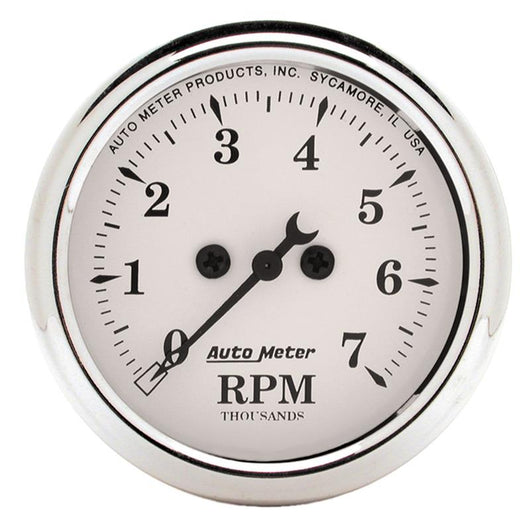 Autometer 2 1/16 inch 7000rpm Old Tyme Tachometer (52.4mm) - 1694