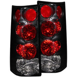 ANZO 1996-2002 Gmc Savana Taillights Black - 211148