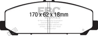 EBC 06-07 Infiniti QX56 5.6 (Akebono) Ultimax2 Front Brake Pads - UD1286