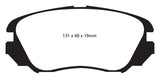 EBC 10+ Buick Allure (Canada) 3.0 Yellowstuff Front Brake Pads - DP42013R