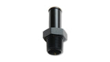 Vibrant 3/8in NPT to 1/2in Barb Straight Fitting - Aluminum - 11202