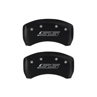 MGP 4 Caliper Covers Engraved Front & Rear Gen 5/SS Red finish silver ch - 14231SSS5RD
