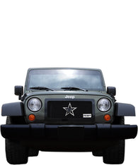 RBP RX-1 RL Series Smooth Frame 1pc. Grille 97-06 Jeep Wrangler (All Models) - Black - RBP-254482